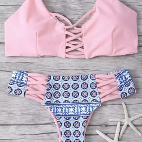 LAST ONE ༄ Maresias Criss Cross Bikini Set- Size Medium - Picture 5 of 6